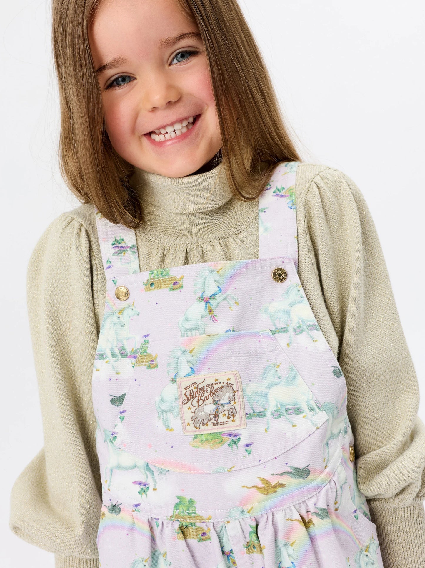 Shirley Barber Unicorn Overalls