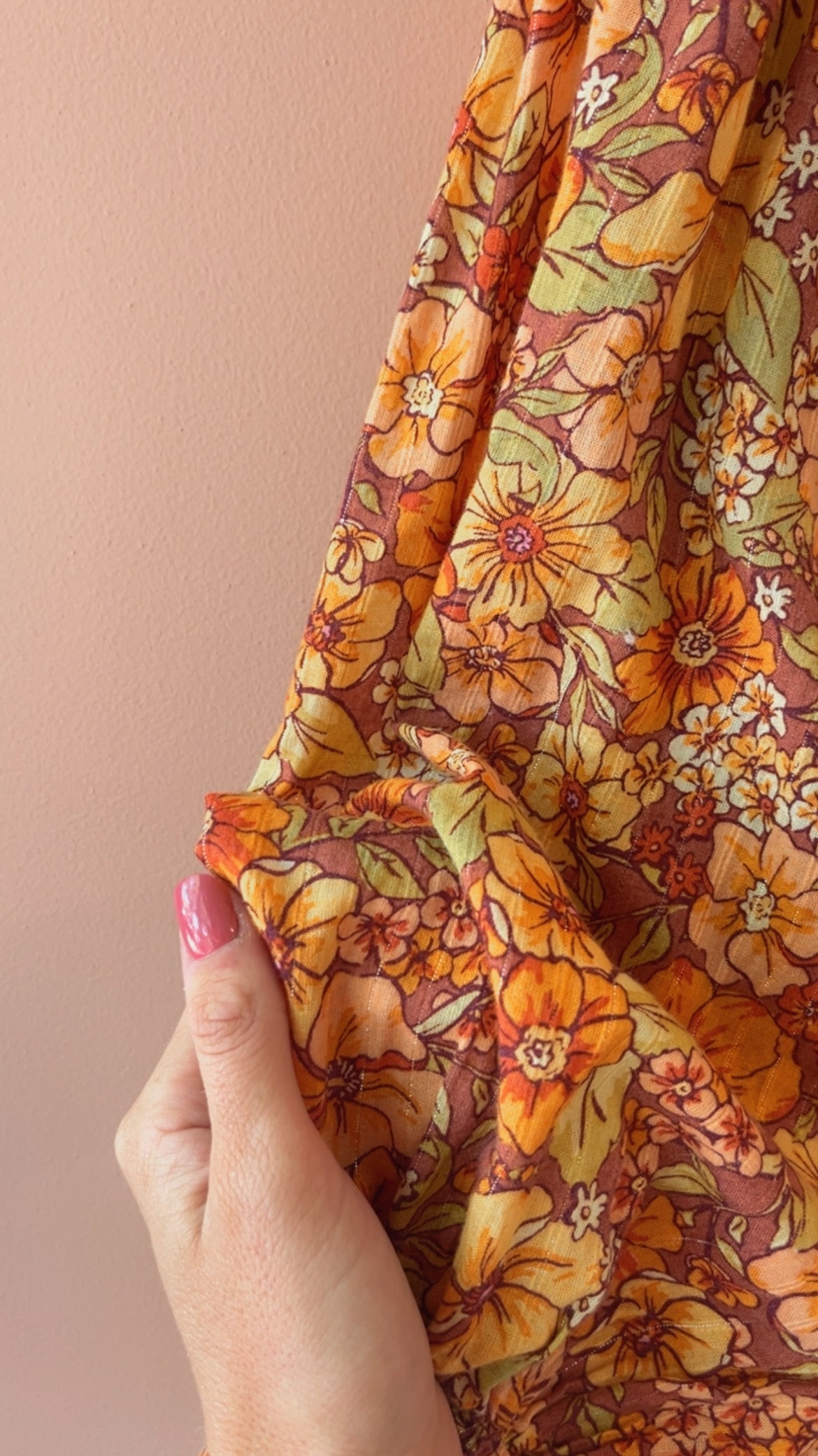 ALICE - Bohemian Traders Floral Mini Dress