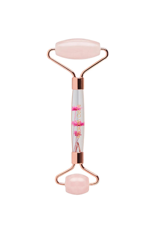 Floral Quartz Facial Roller