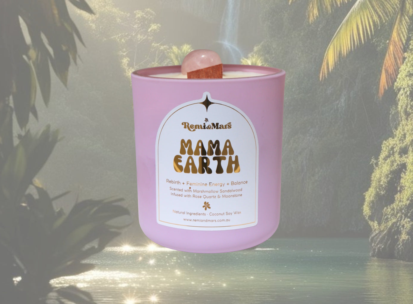 Mama Earth Candle ~ Marshmallow Sandalwood