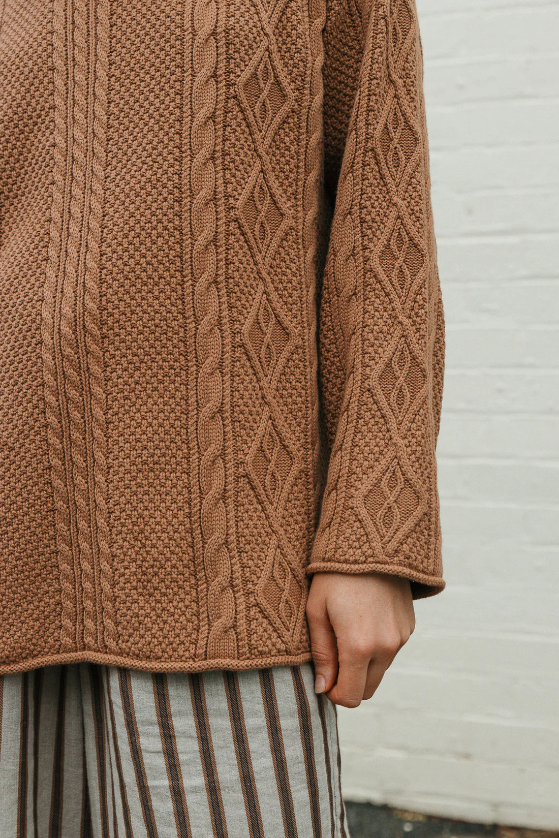 Rory Cable Knit Sweater  | Unisex
