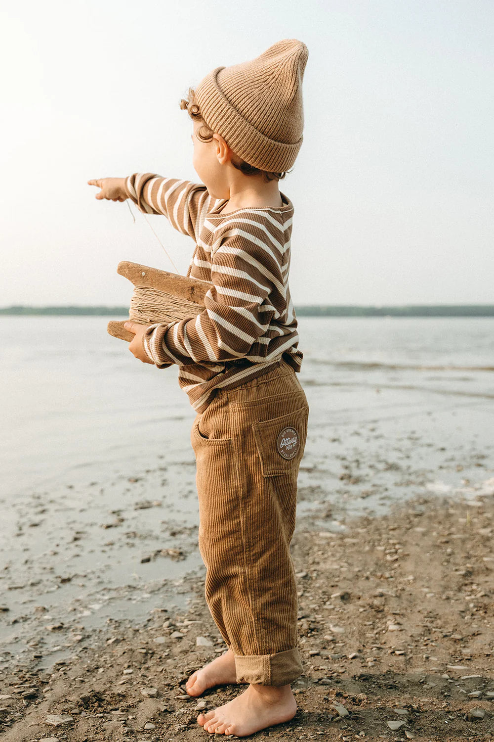 Light Brown Beanie - Kids