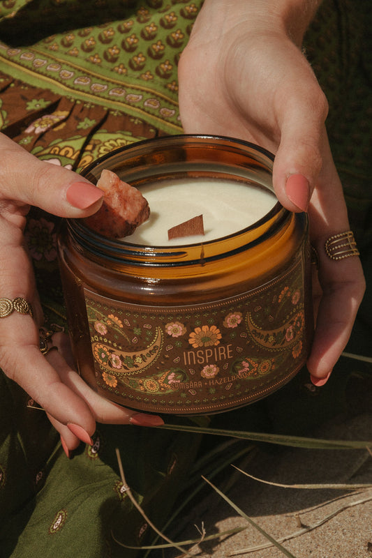 Inspire | Crystal Infused Candle
