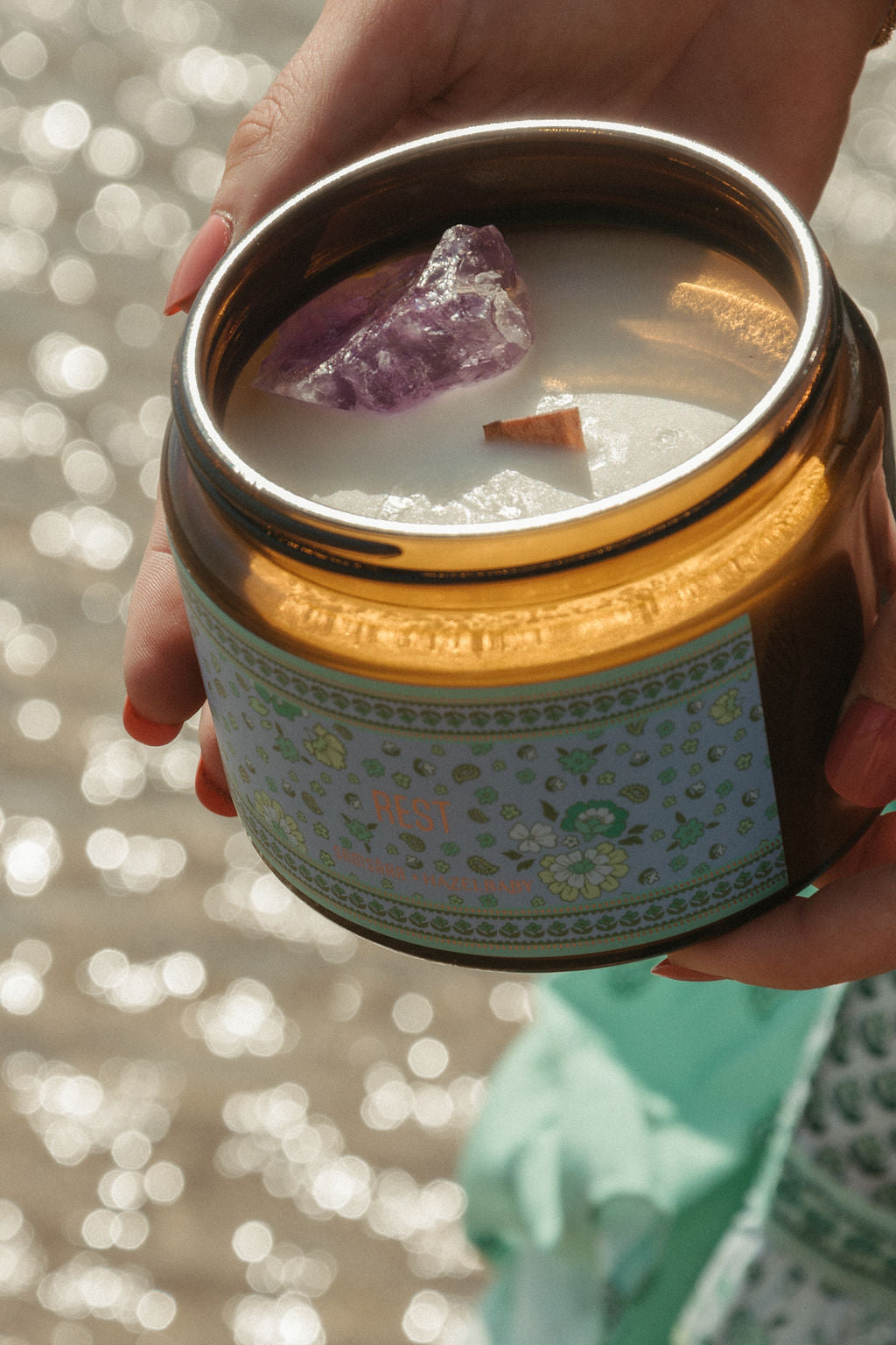 Rest | Crystal Infused Candle