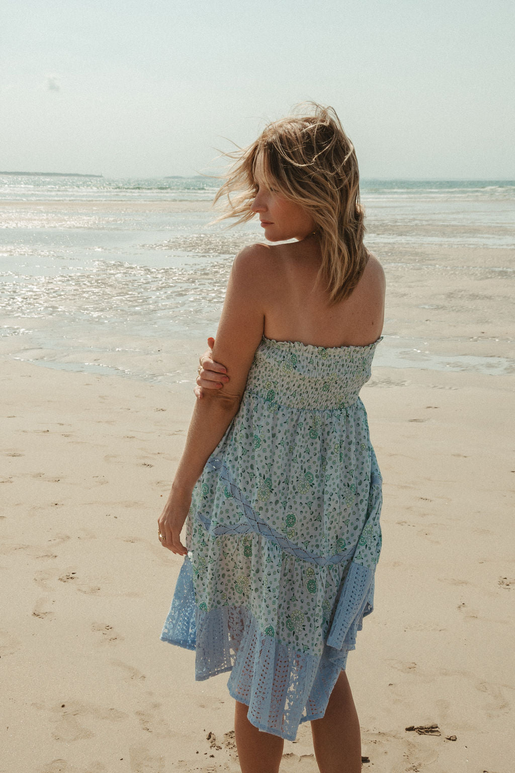 Wilde Skirt | Sky Blue Floral