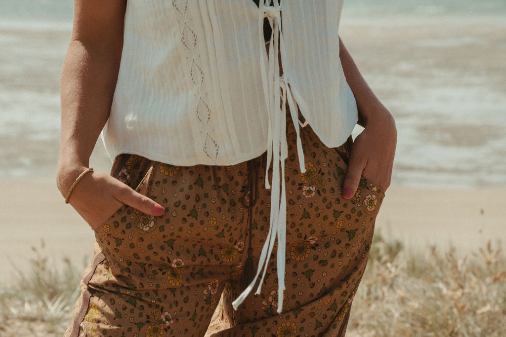 Matlack Pant - Brown Floral