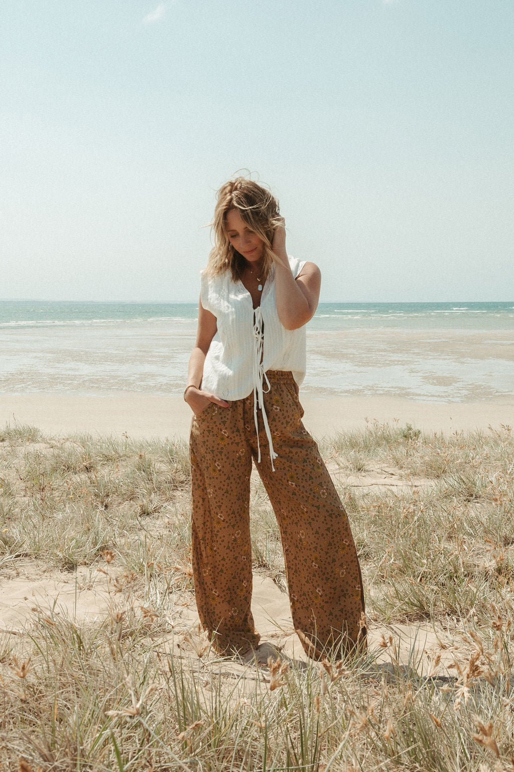 Matlack Pant - Brown Floral