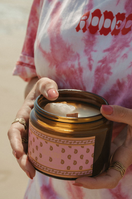 Self Love | Crystal Infused Candle