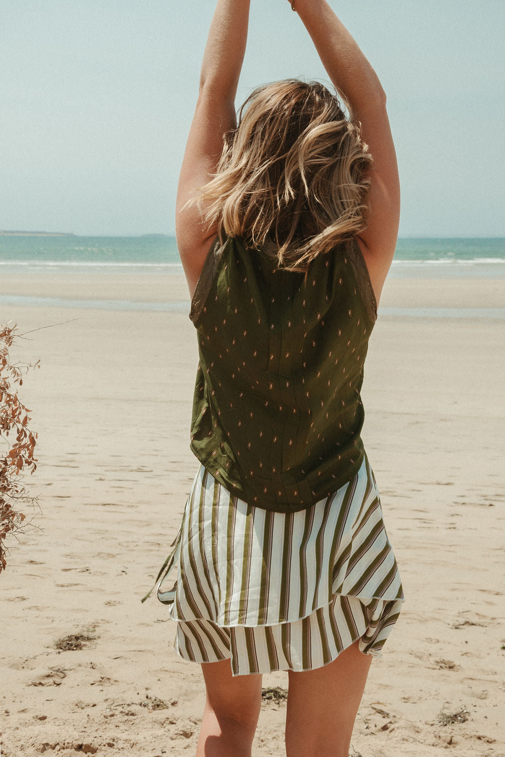 Betsy Vest - Olive Bandana