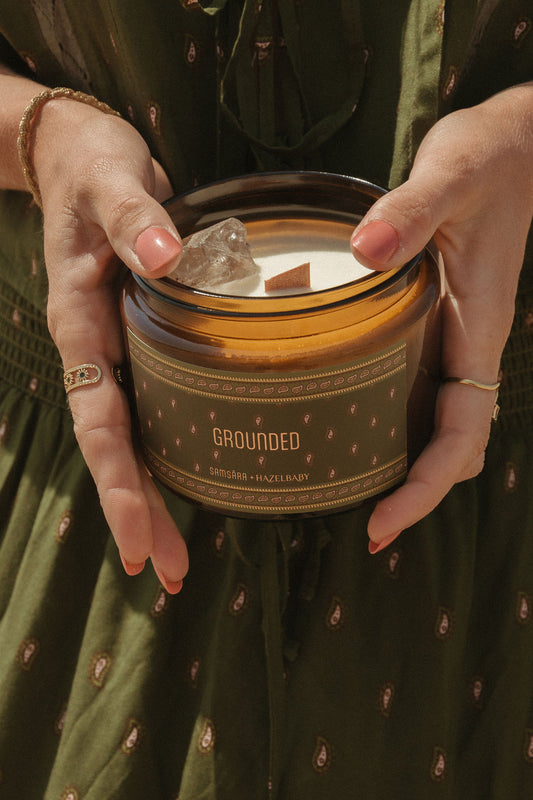 Grounded | Crystal Infused Candle