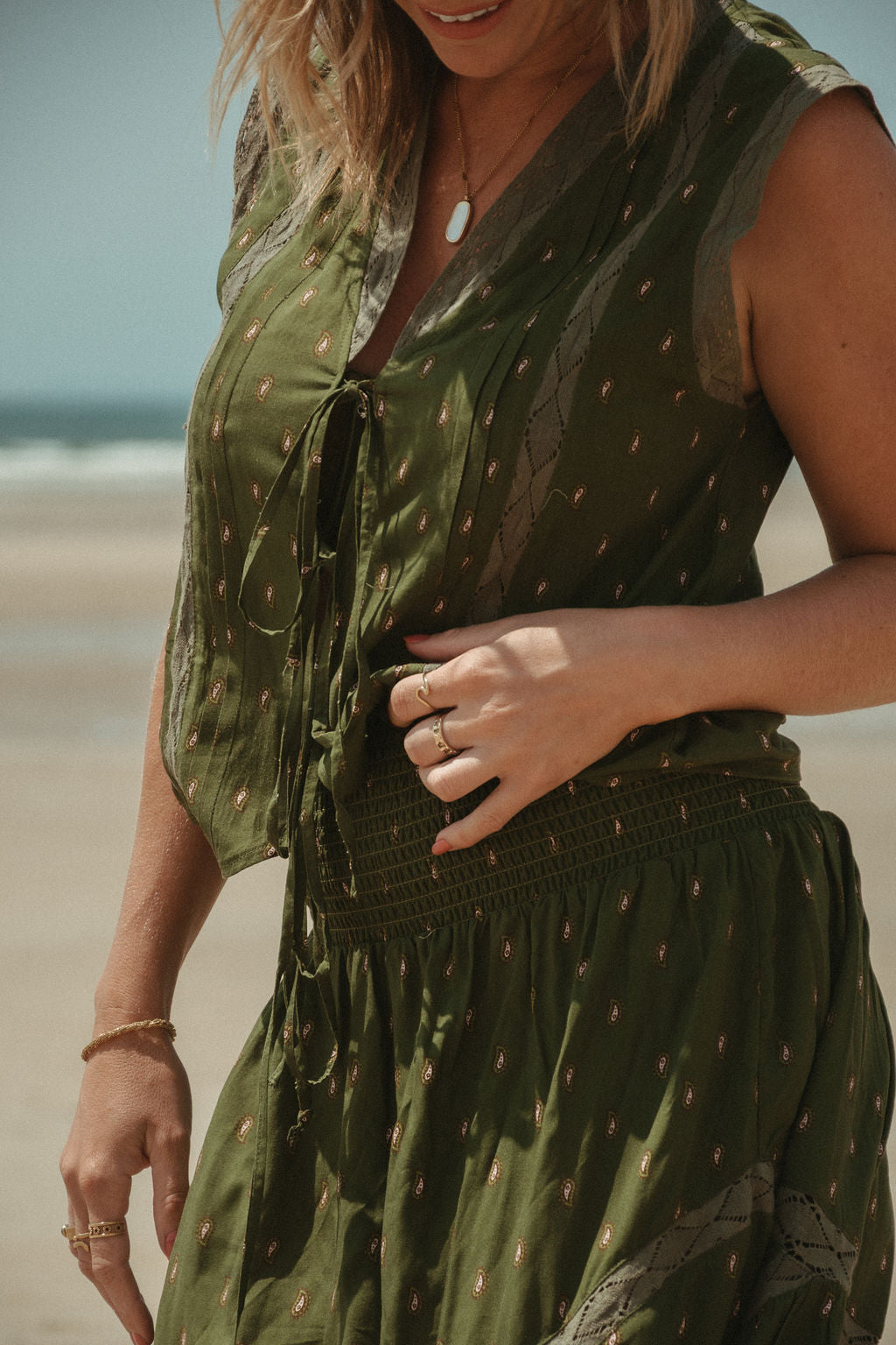 Wilde Skirt | Olive Bandana