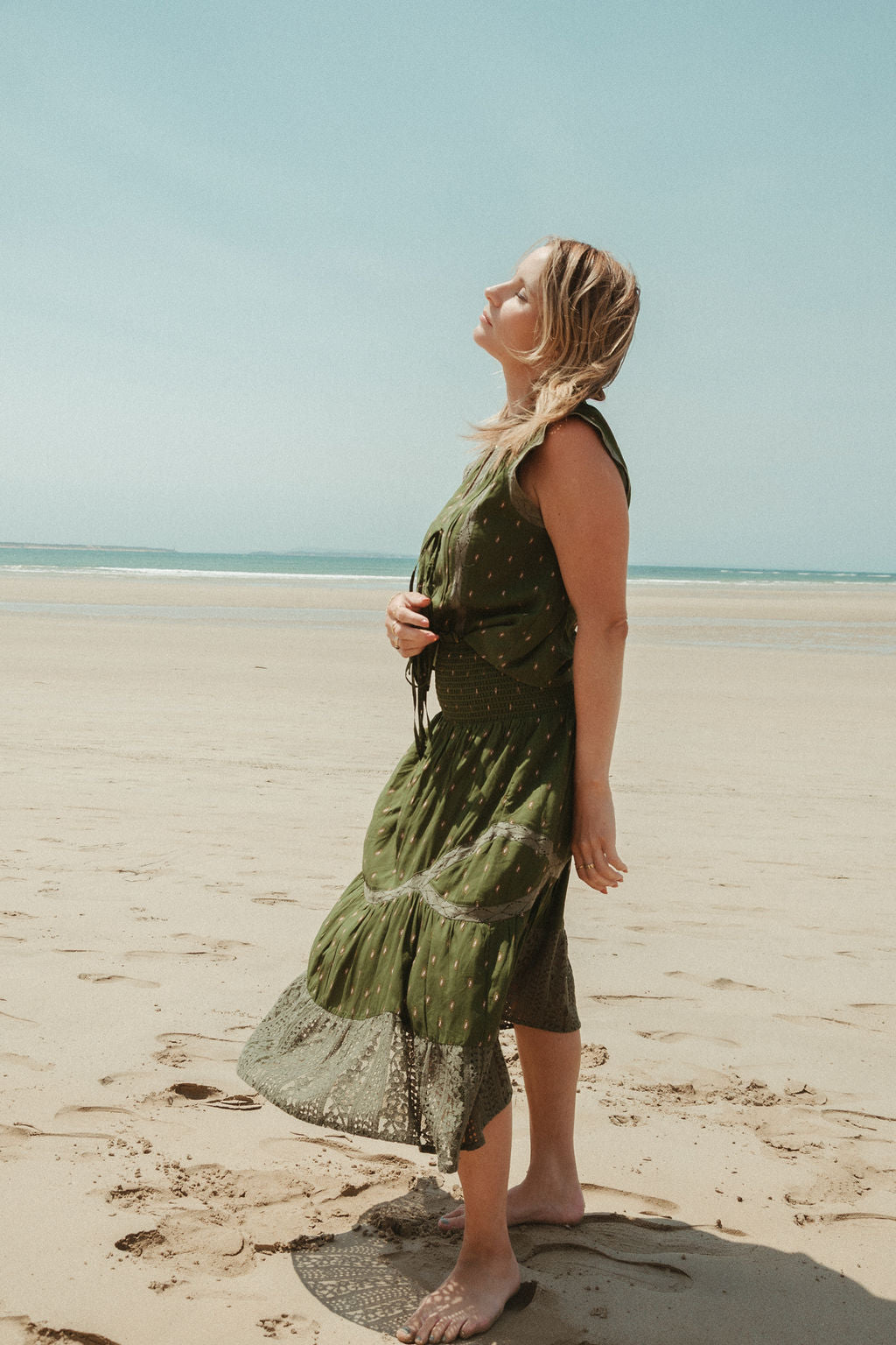 Wilde Skirt | Olive Bandana