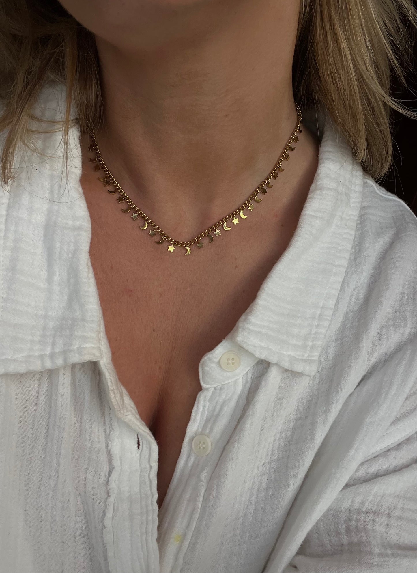Moonstruck Necklace - Gold