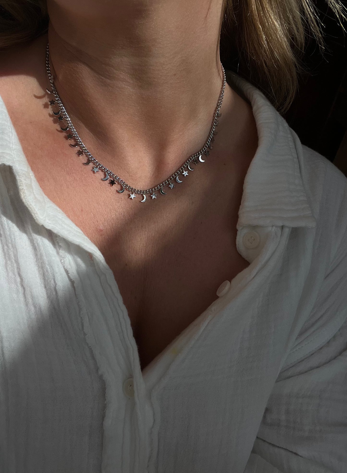 Moonstruck Necklace - Silver