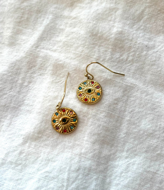 Lucky Eye Drop Earrings