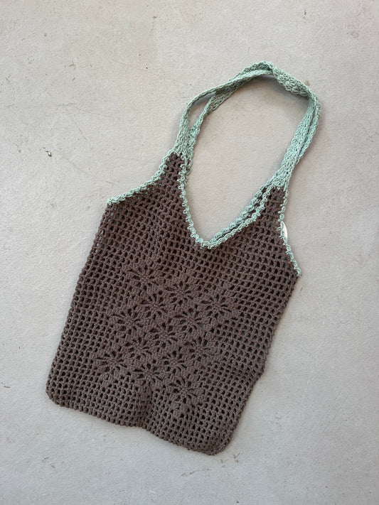 The Sunday Crochet Bag | Storm/Blue