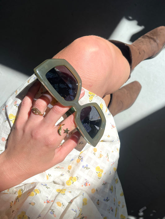 Out Of Office Sunnies - Sage