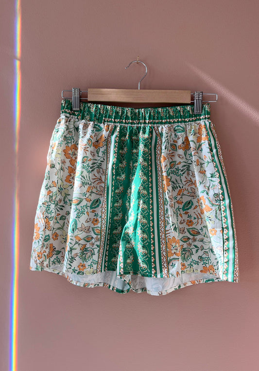 RENEW | Paisley Mini Shorts