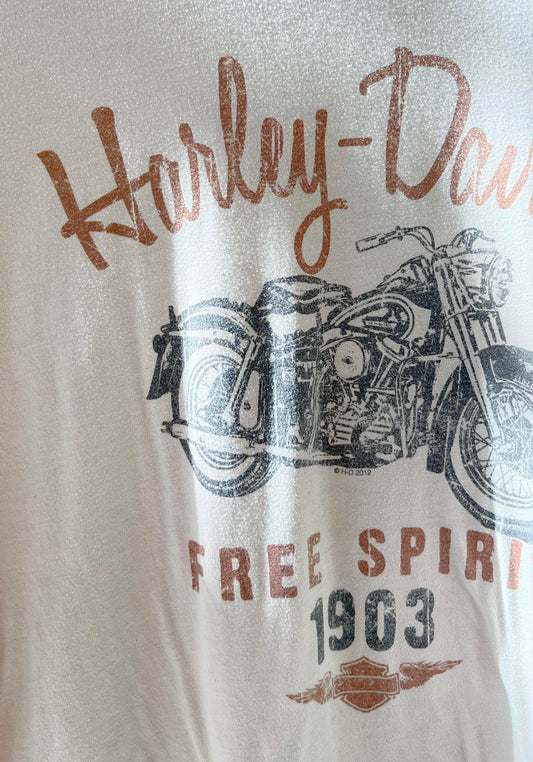 RENEW | Harley Davidson Tee - Beige