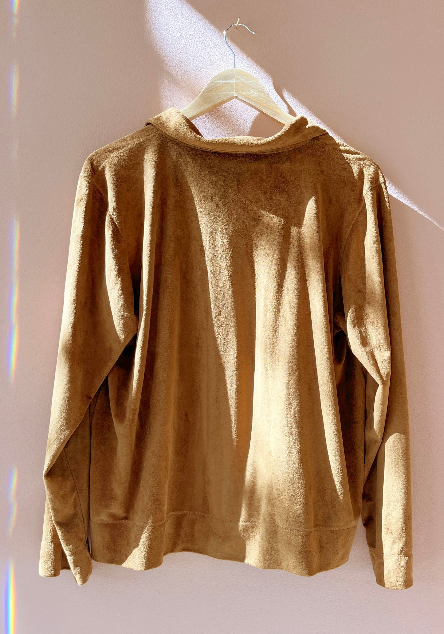 RENEW | Liz Claiborne Suede Look Top