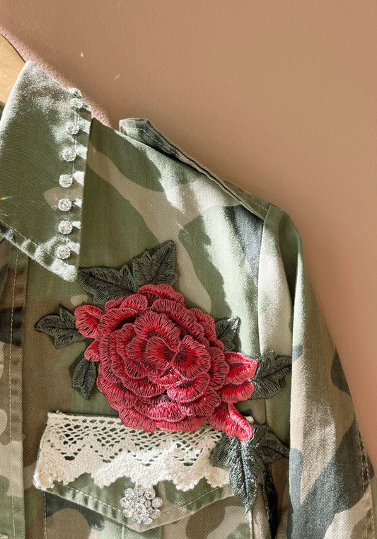 RENEW | Camo Embellished Shirt