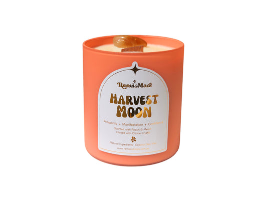 Harvest Moon Candle ~ Peach & Melon