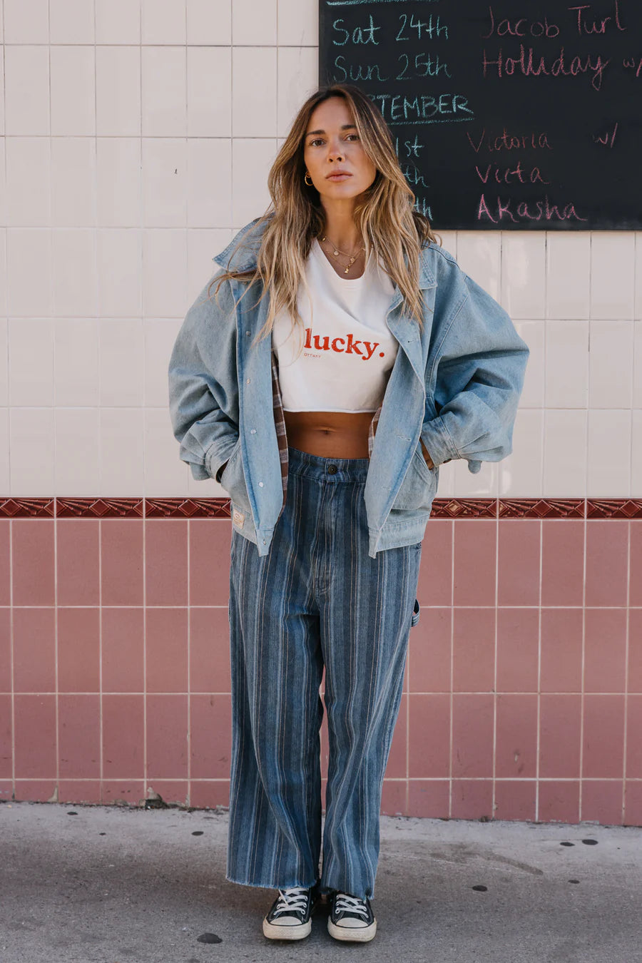 Jagger Washed Denim Pants  | Unisex