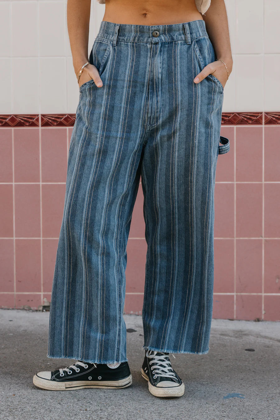 Jagger Washed Denim Pants  | Unisex