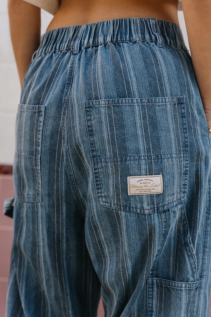 Jagger Washed Denim Pants  | Unisex