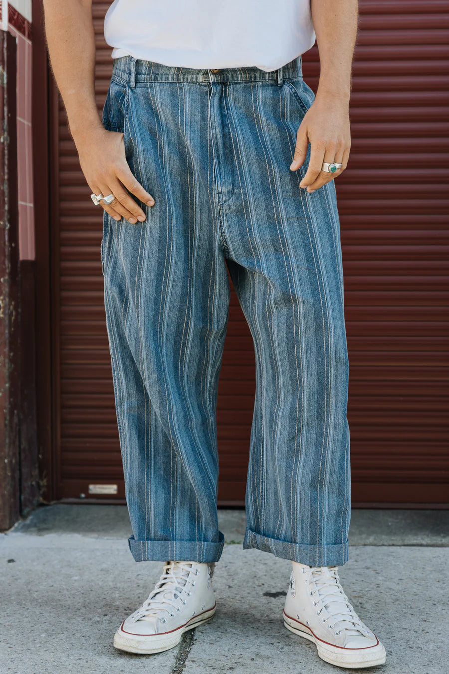 Jagger Washed Denim Pants  | Unisex