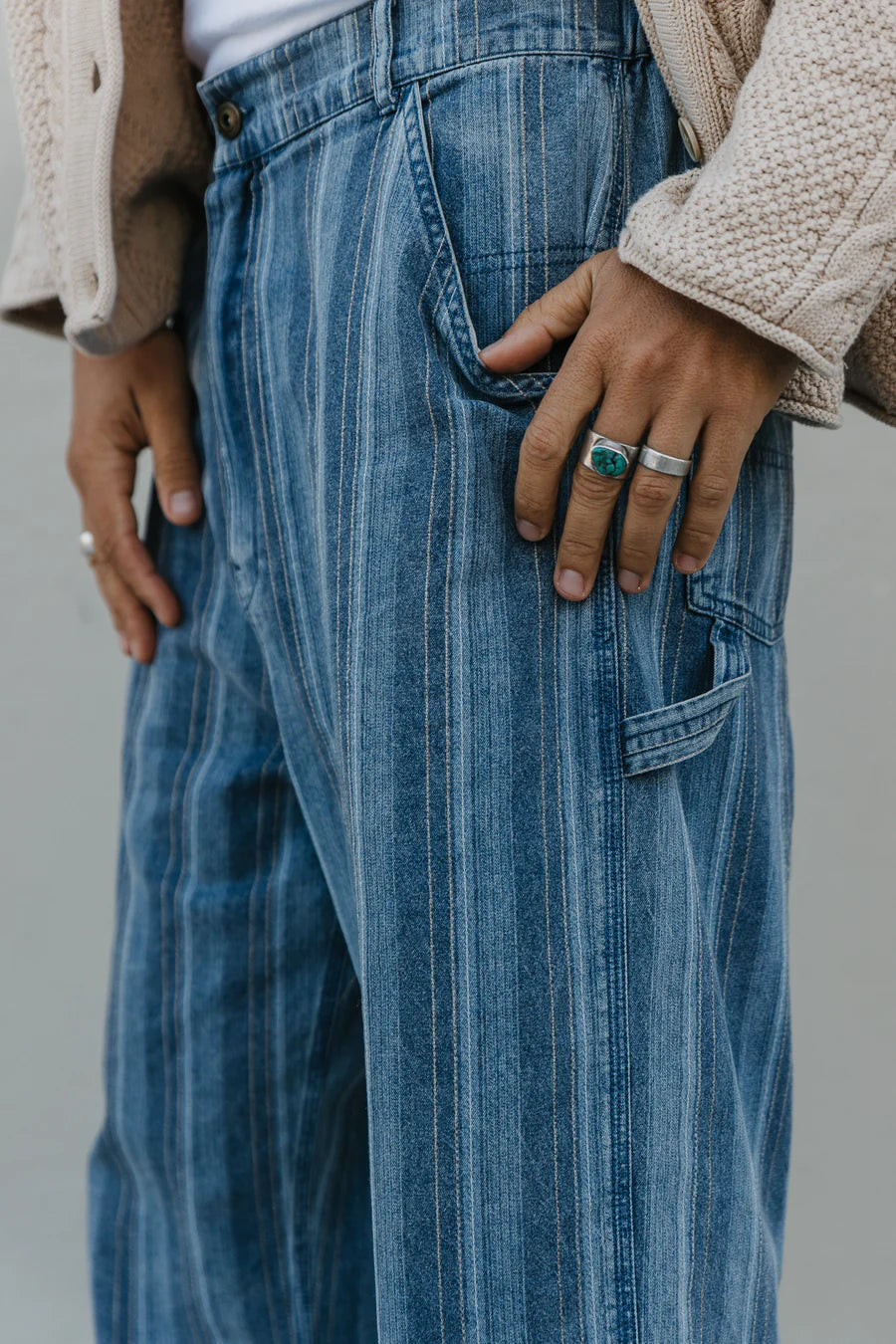 Jagger Washed Denim Pants  | Unisex