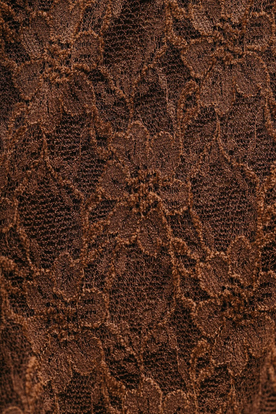 Moonlace Midi Skirt - Brown