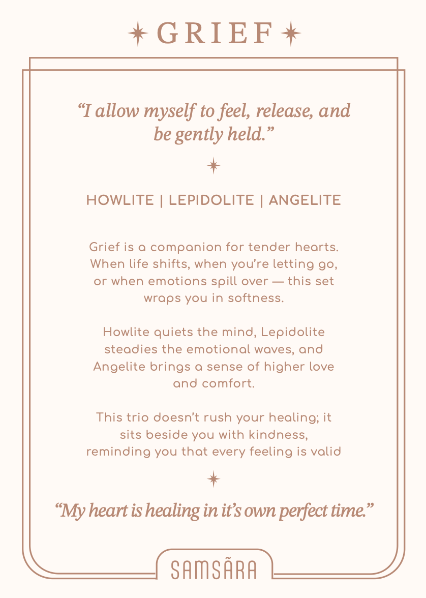 Crystal Soul Set - Grief
