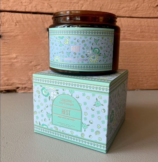 Rest | Crystal Infused Candle