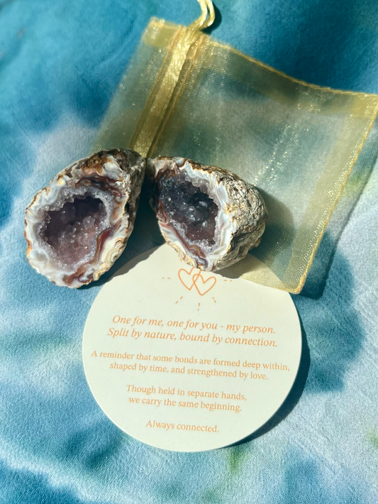 'My Person' Geode Halves