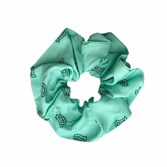 Remnant Scrunchie - Aqua Bandana
