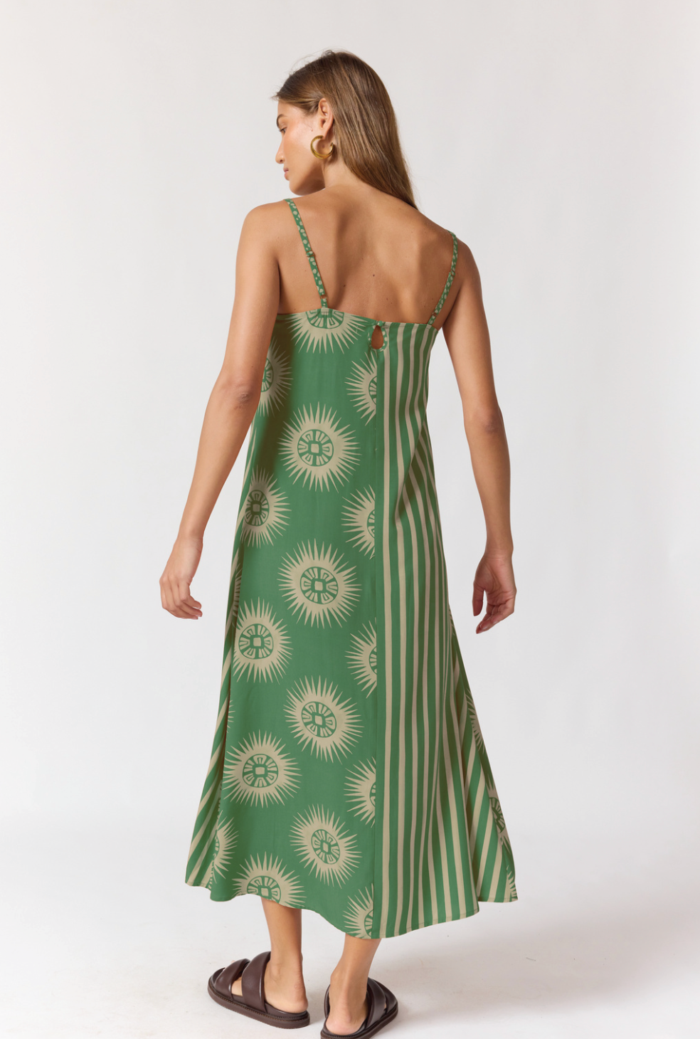September - Honey Strappy Midi Dress