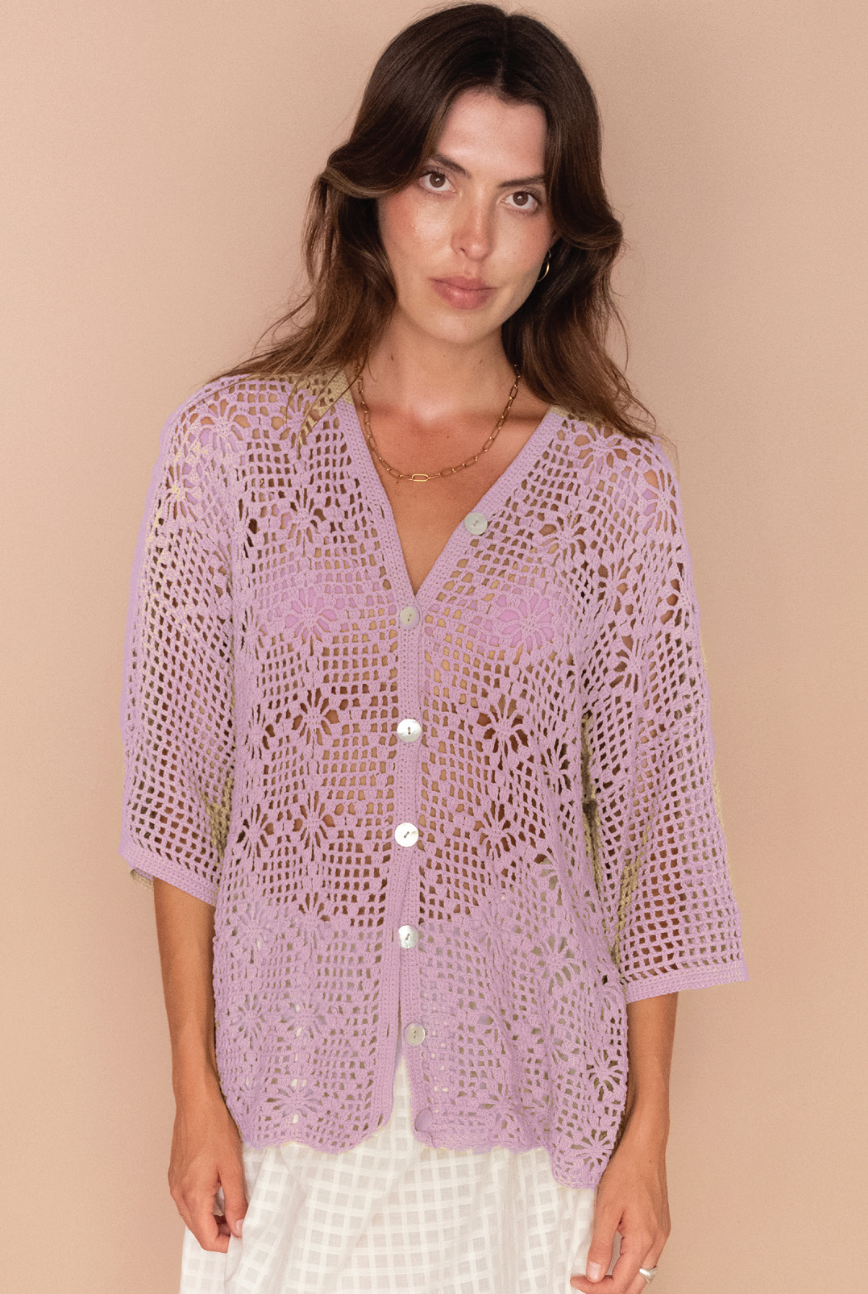 October - Maggie Crochet Shirt