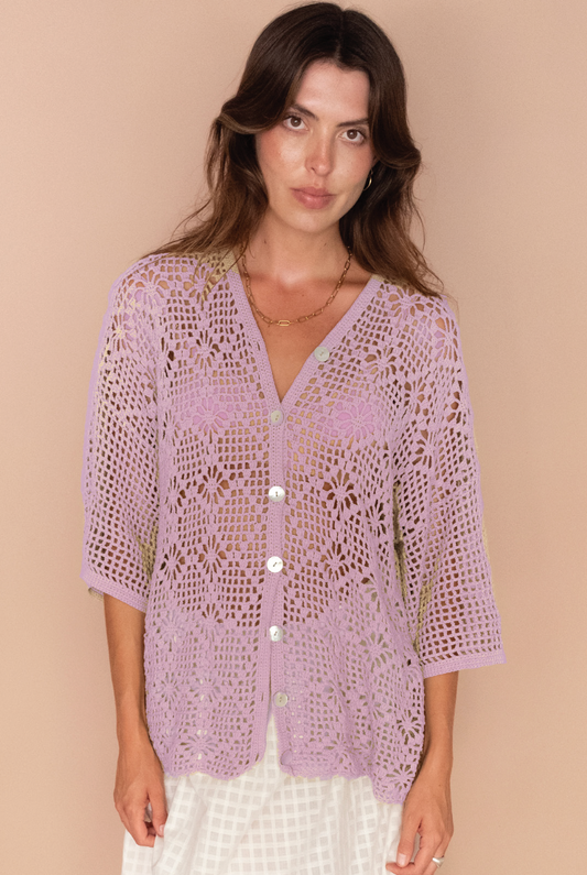 October - Maggie Crochet Shirt