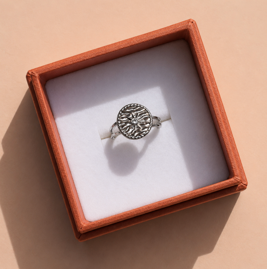 Silver Ornate Ring