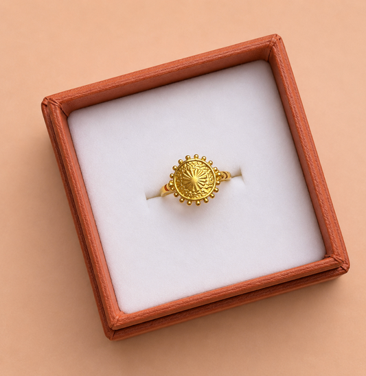 Embossed Signet Ring