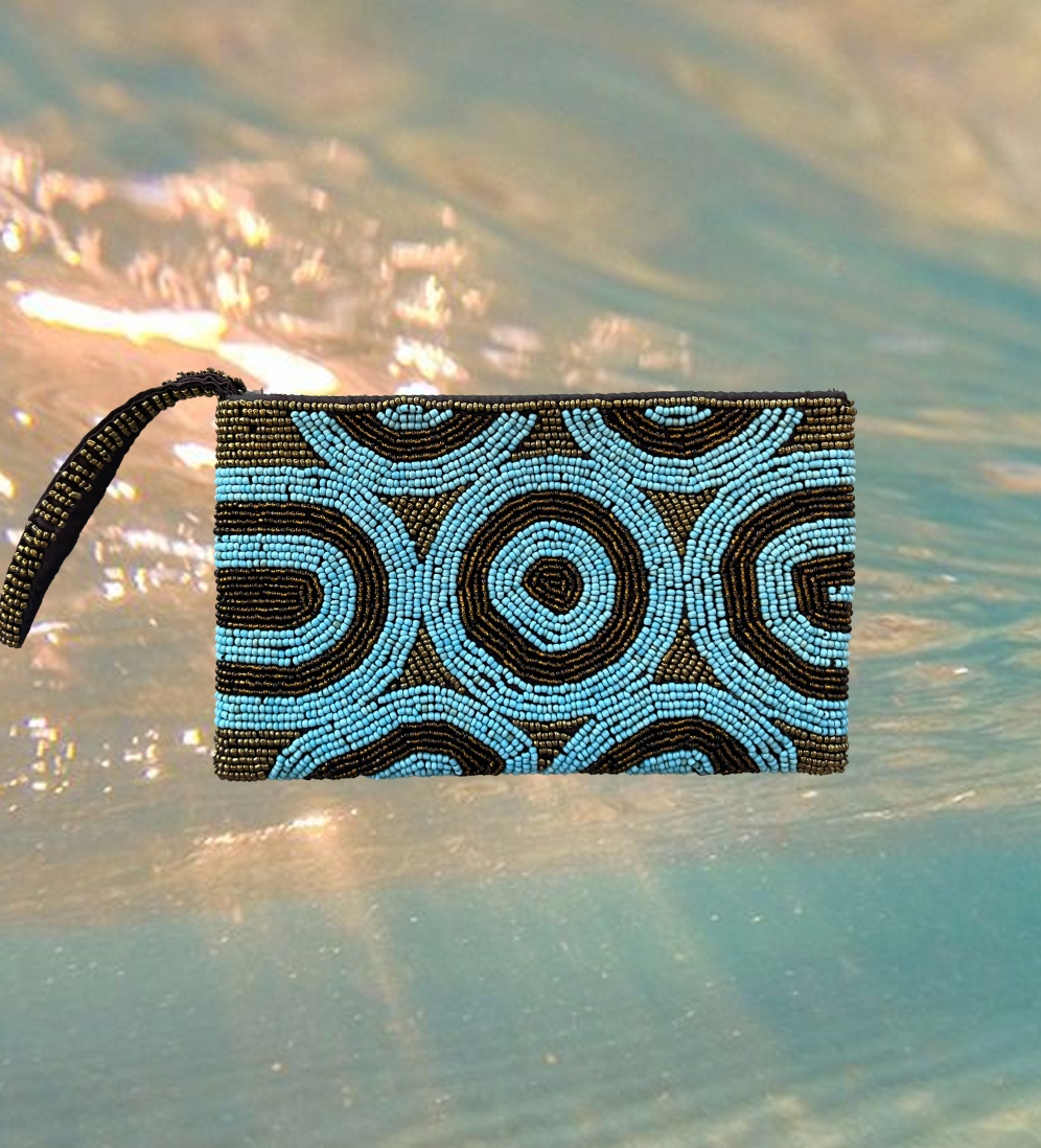 Solana Beaded Clutch