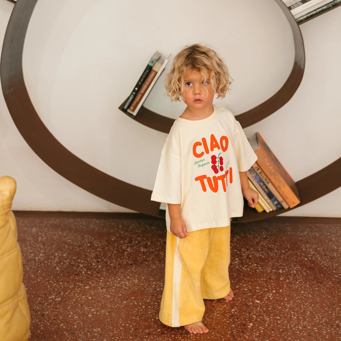Ciao Tutti Relaxed Pants | Golden Cream/Butercream