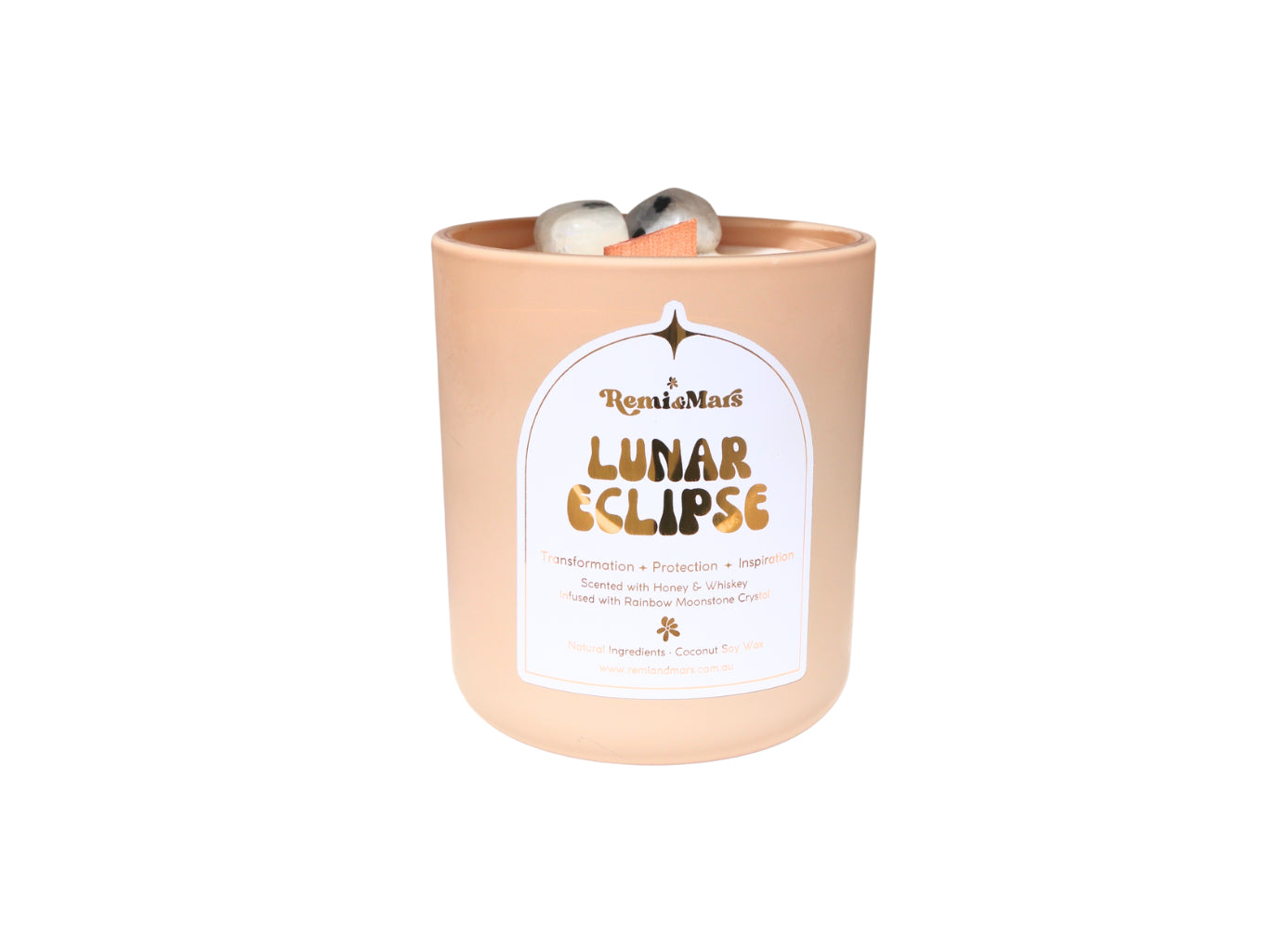 Lunar Eclipse Candle ~ Honey & Whisky