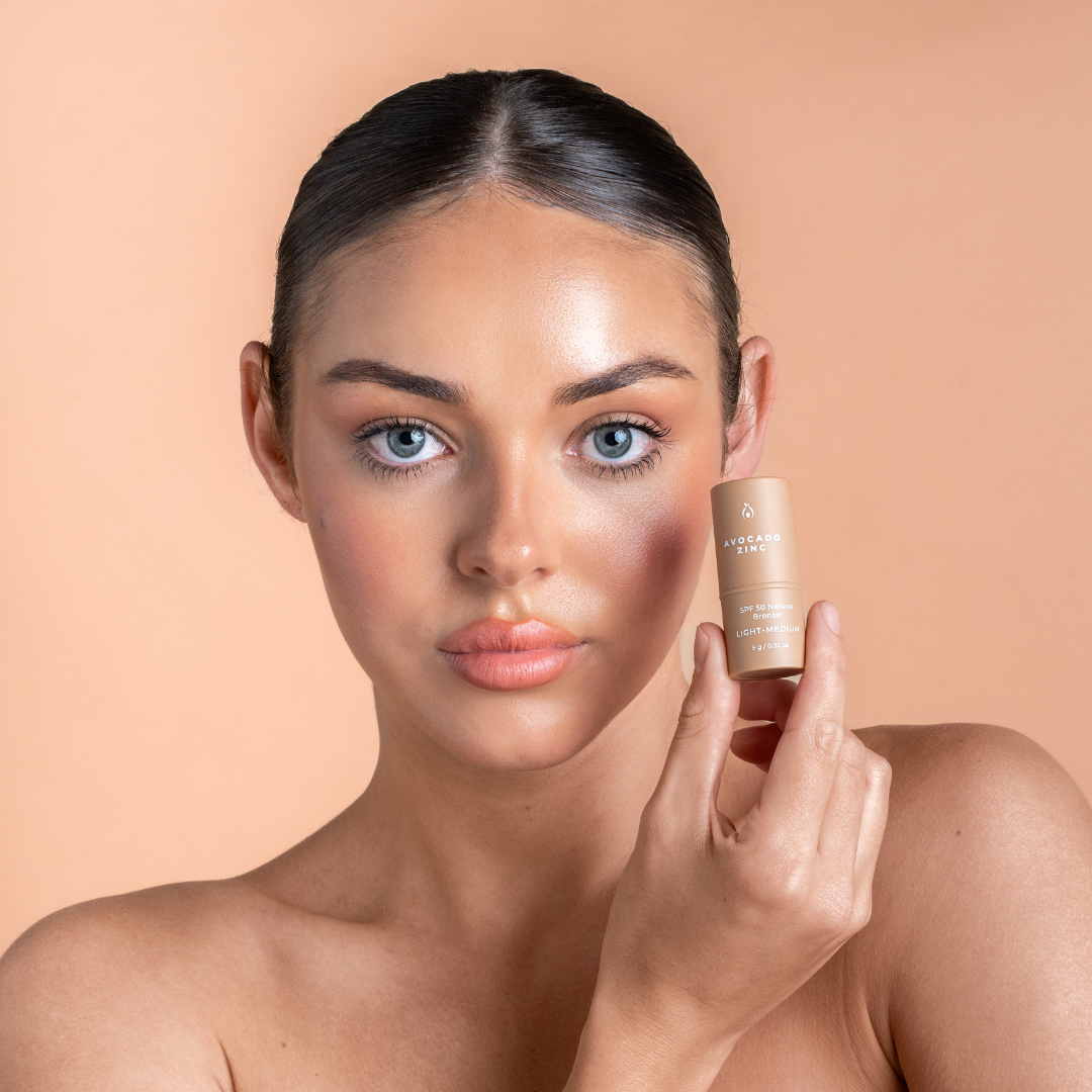 SPF 50 Natural Bronzer: Medium-Dark