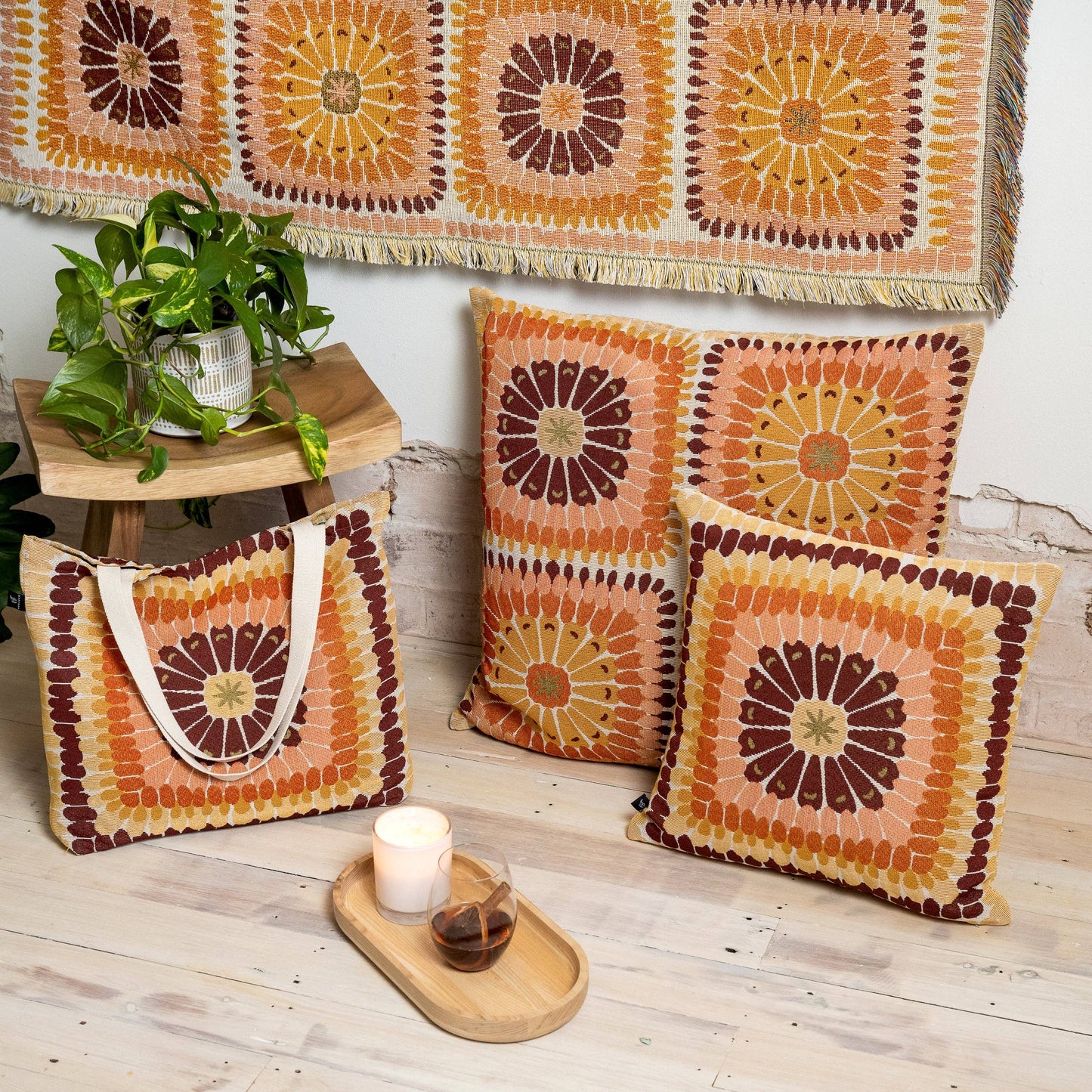 'Eight Days a Week' Scatter Cushion Cover: