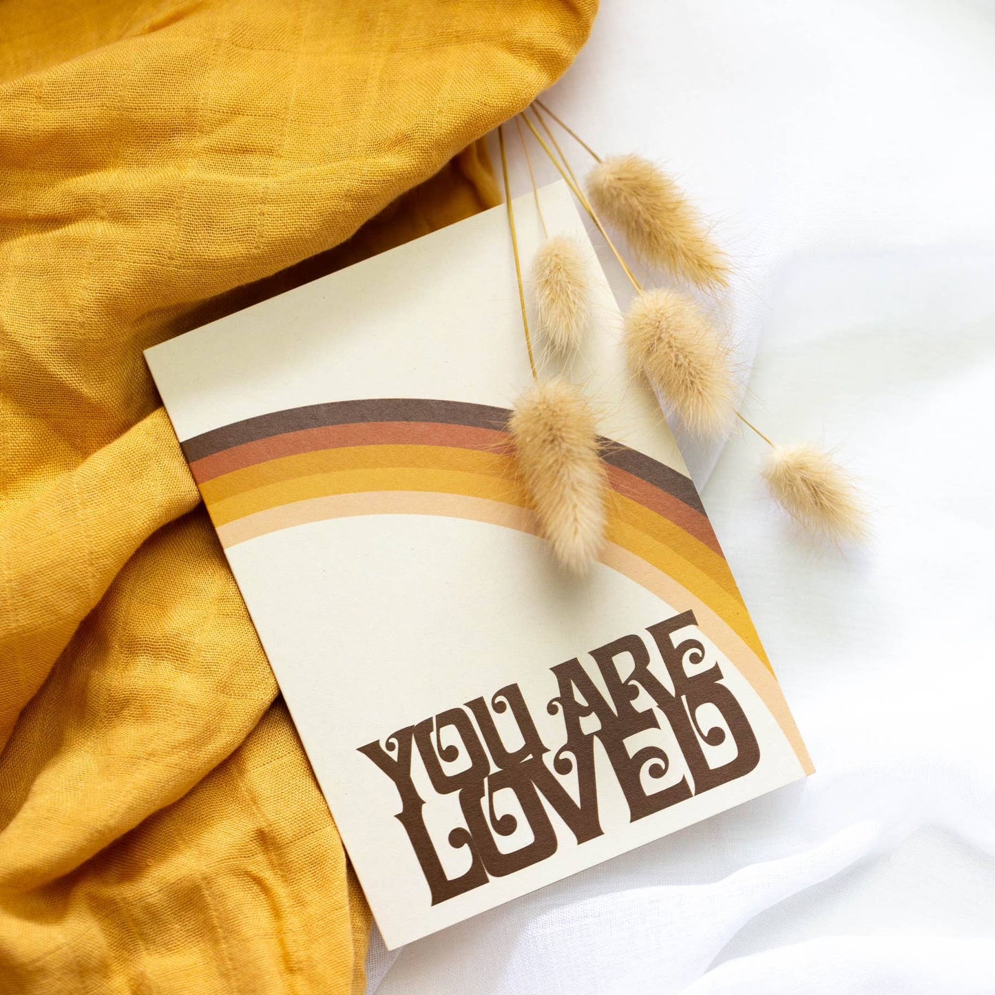 You Are Loved - Retro Vintage Greeting Card