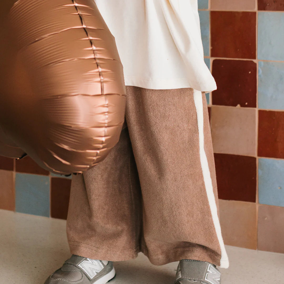 Ciao Tutti Relaxed Pants | Coffee/Buttercream
