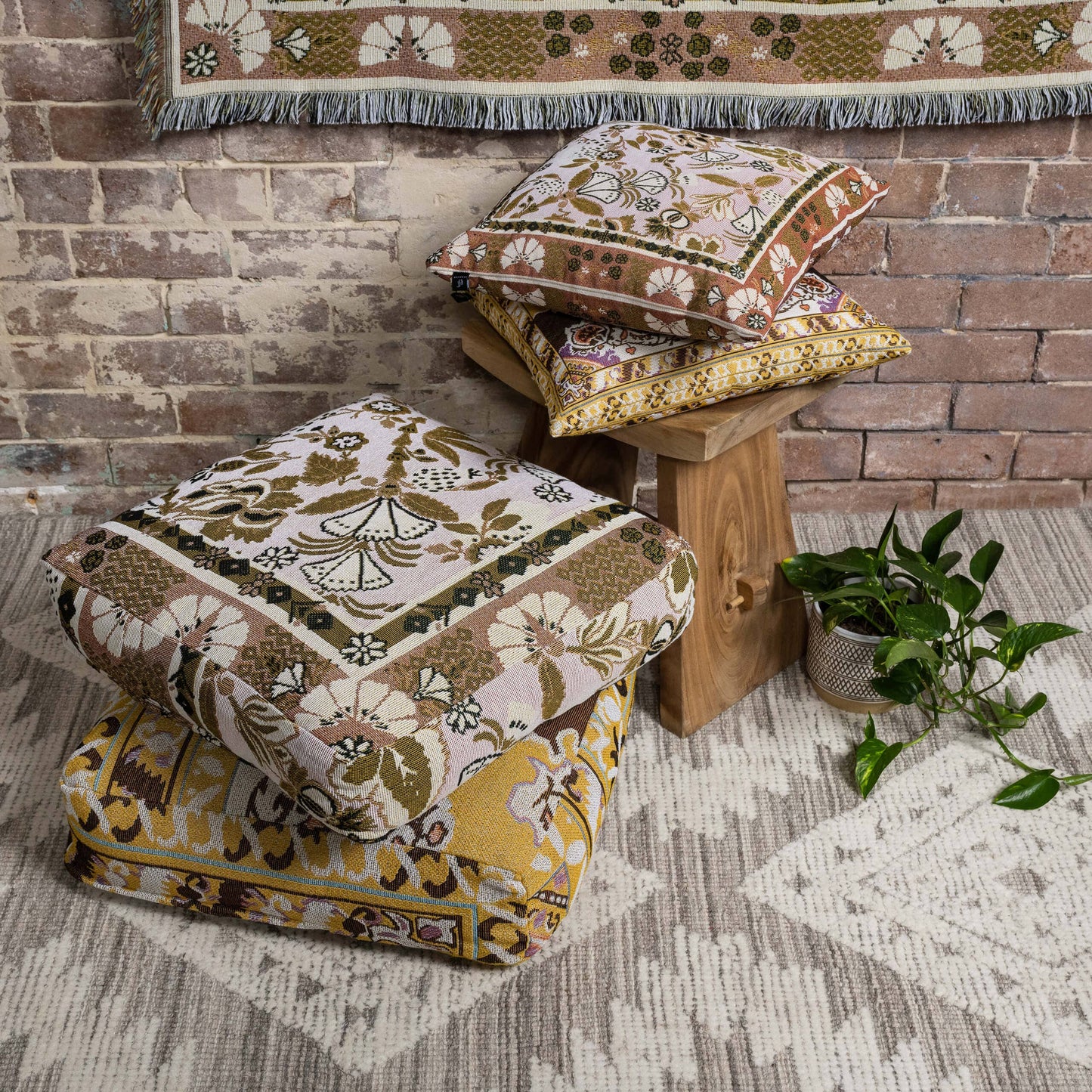 'Eleanor Rigby' Woven Scatter Cushion Cover