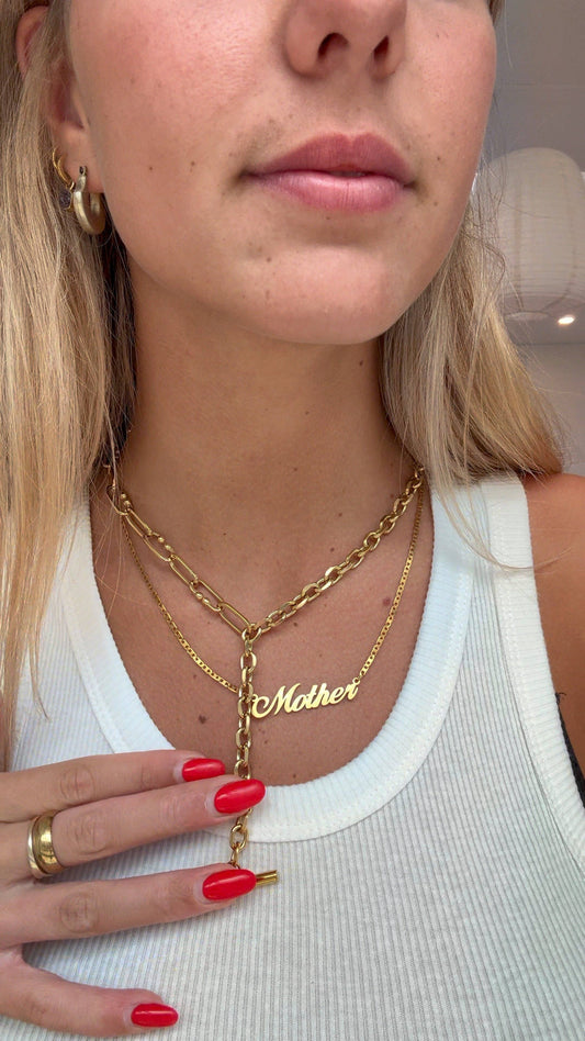Mother Necklace | 18k Gold Plated